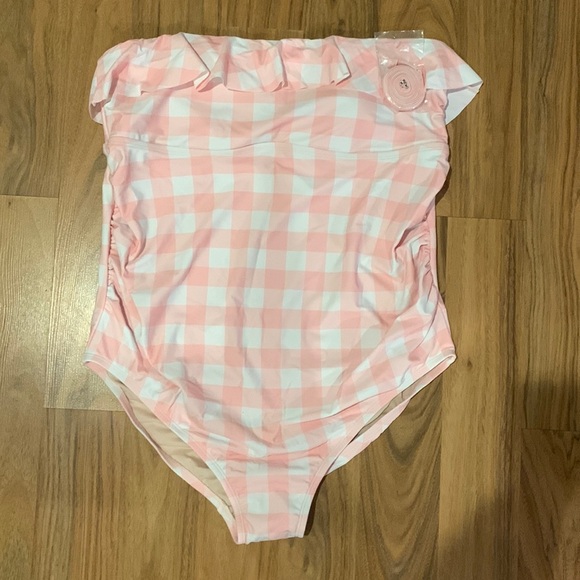 Isabel Maternity Gingham Swimsuit NWT⭐️ - Picture 1 of 2